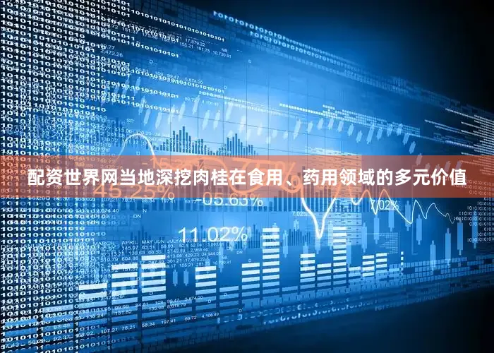配资世界网当地深挖肉桂在食用、药用领域的多元价值